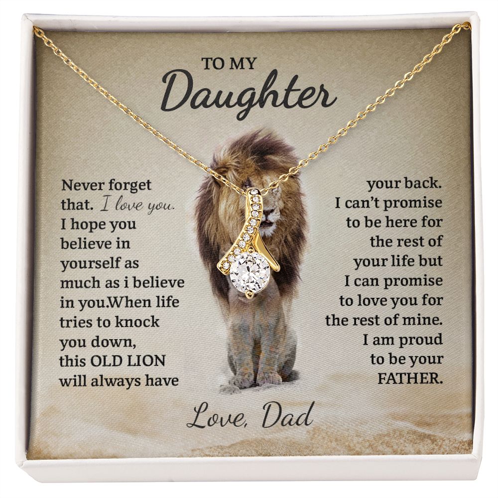 To My Daughter - Alluring Beauty Necklace
