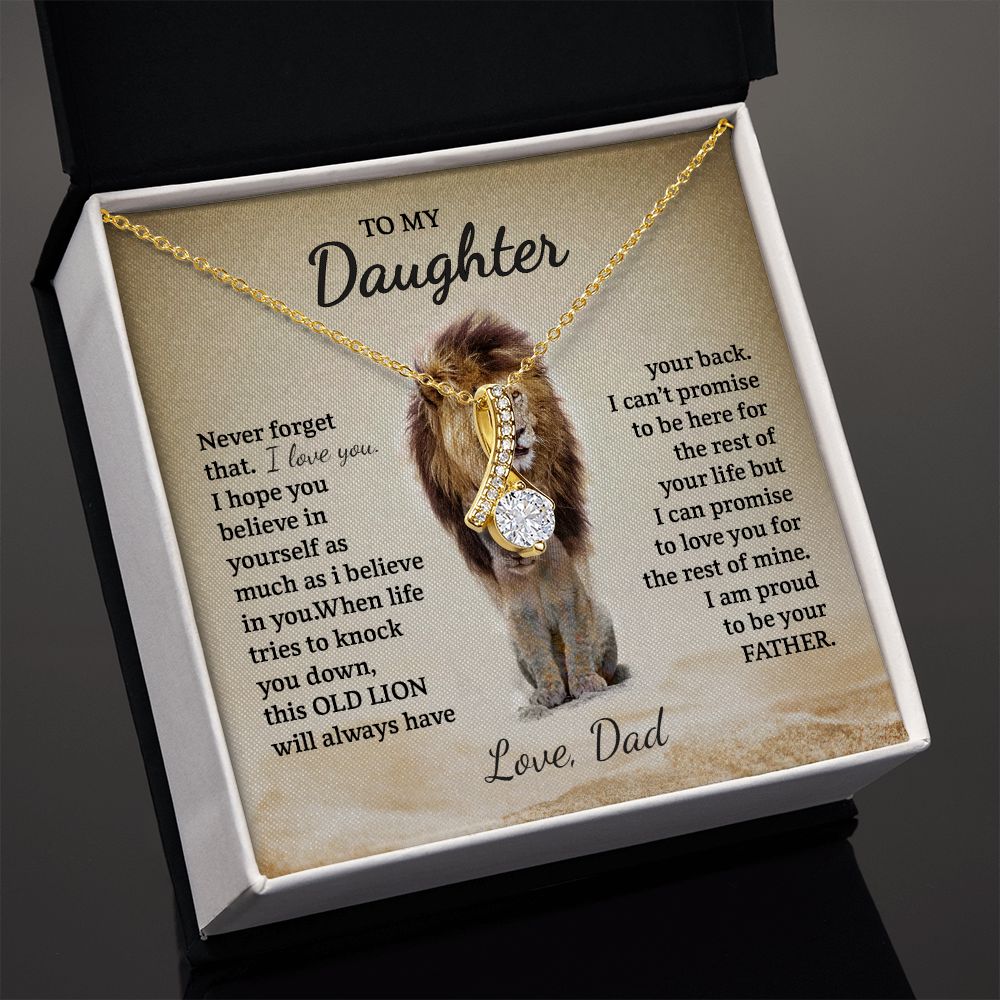 To My Daughter - Alluring Beauty Necklace